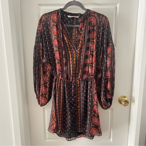 ZARA Boho pattern dress Size SMALL - Picture 1 of 5
